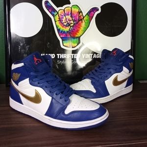 2016 Air Jordan 1 mid "USA Gold"